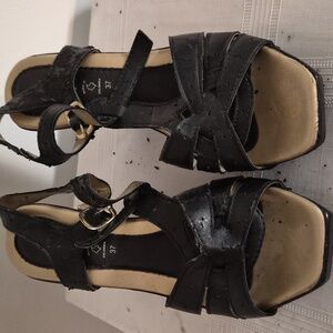 Elegant Black Strappy Sandals